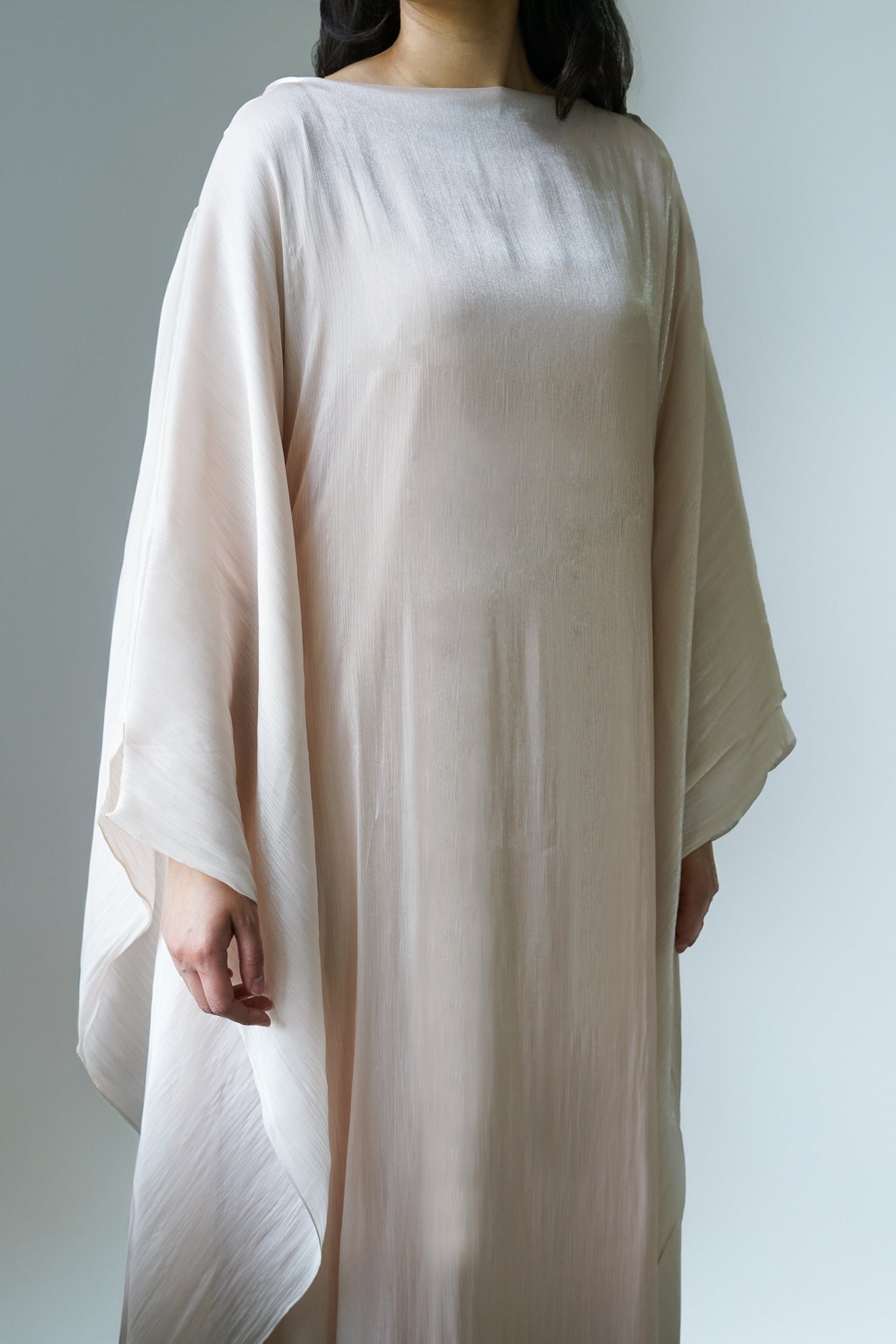 Luxe Silk Cream Kaftan