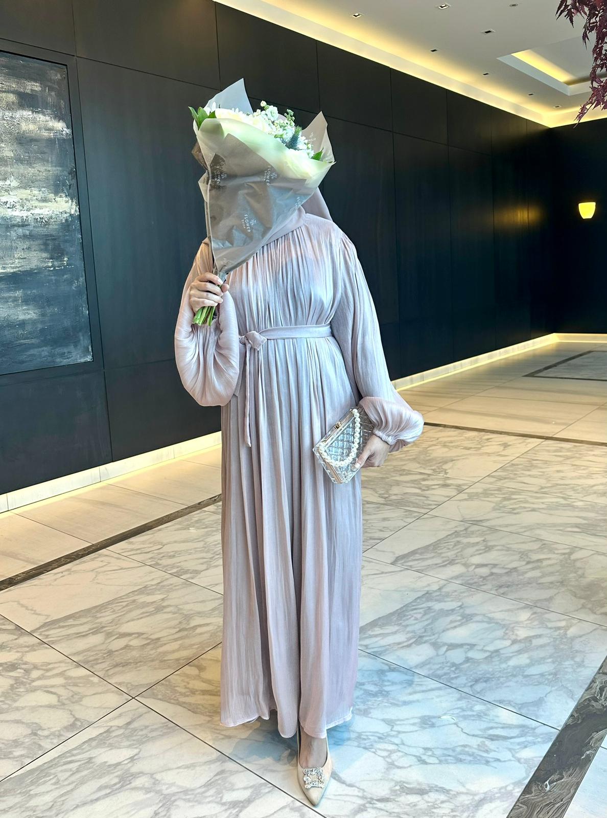 Luxe Lana Dress in Nude (With Hijab)