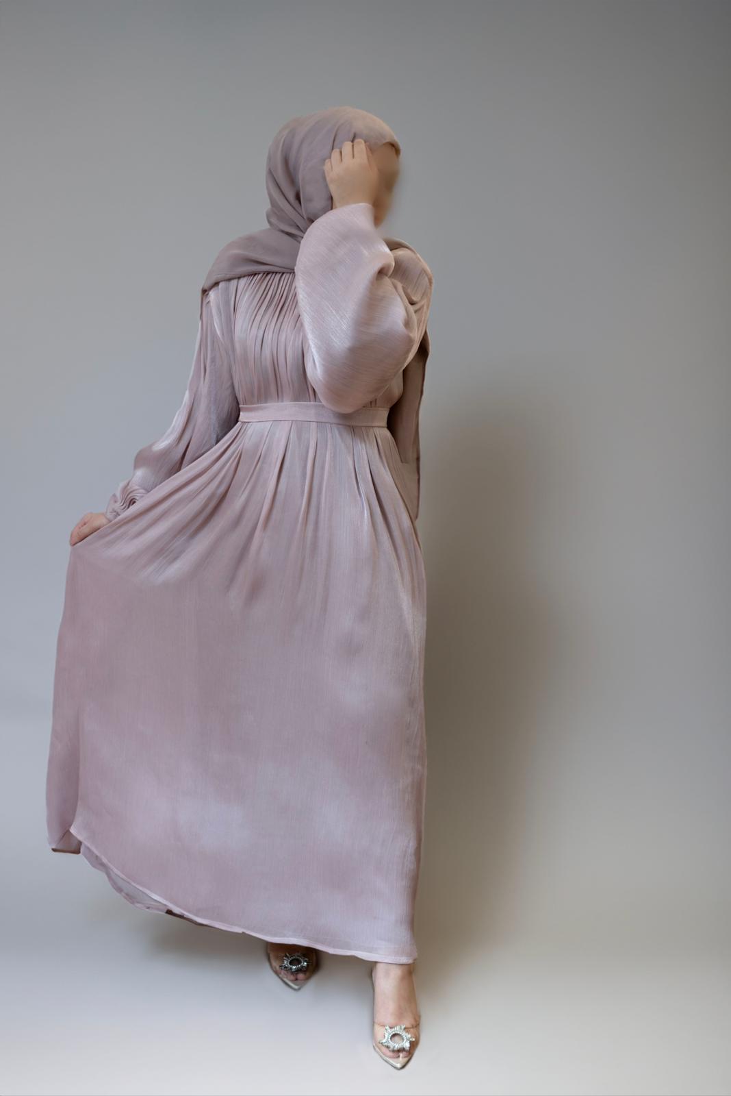 Luxe Lana Dress in Nude (With Hijab)